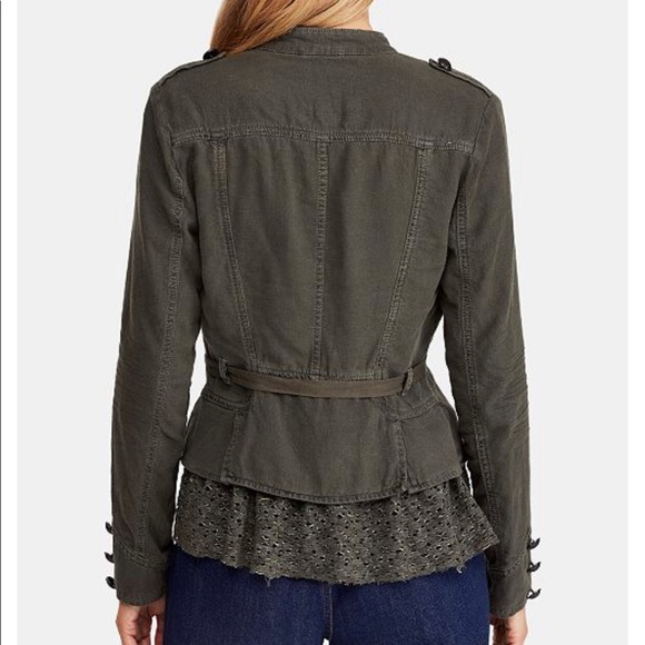 $148 Free People Emilia Military Jacket - Picture 7 of 8